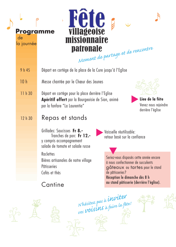 Fête patronale villageoise  2025
