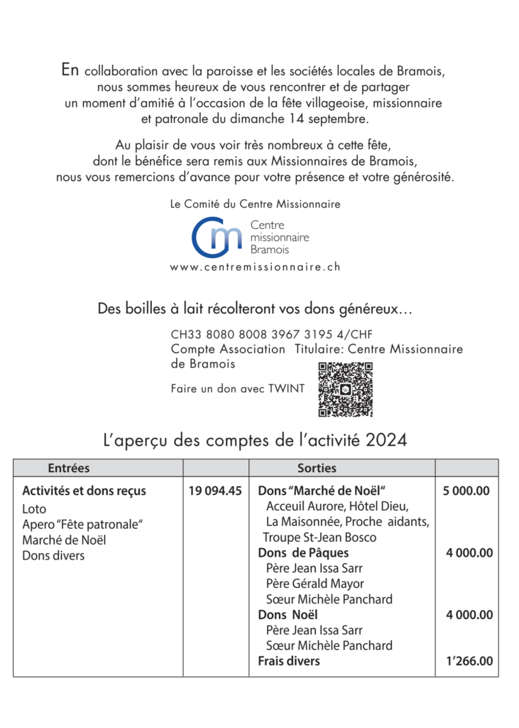 Fête patronale villageoise  2025