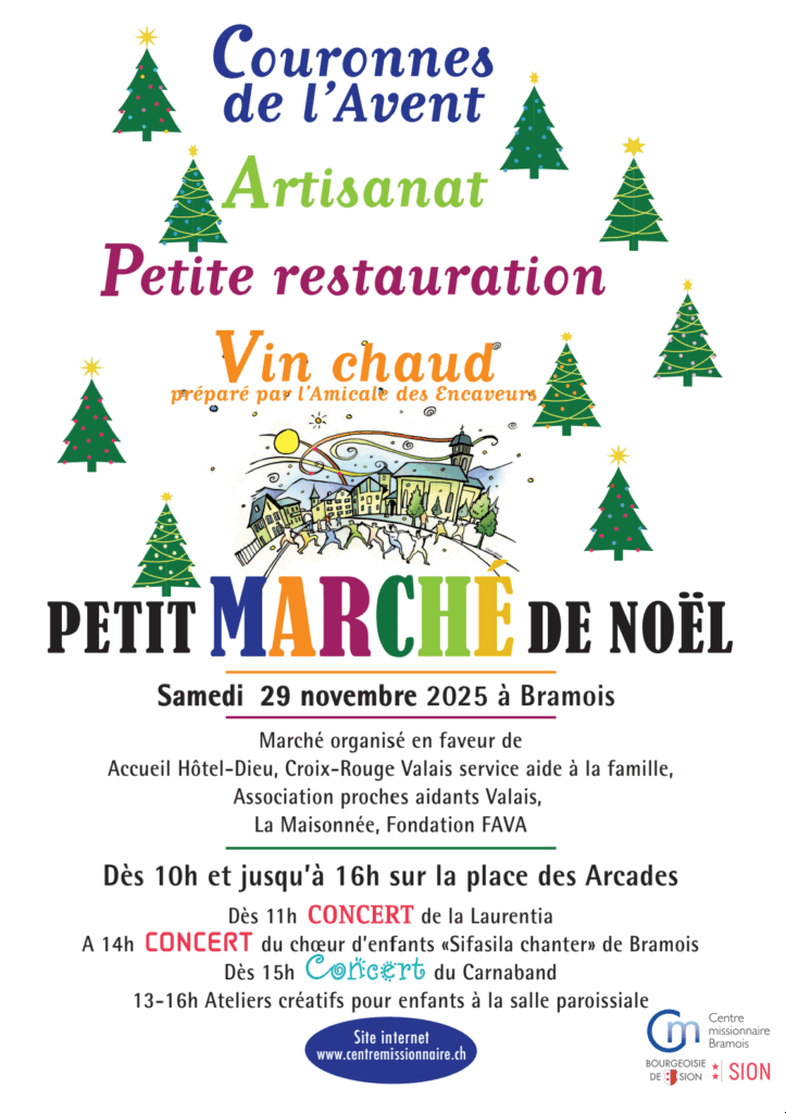 Reservez le samedi 29 novembre...